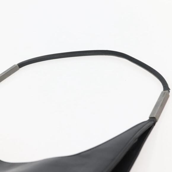 GUCCI Shoulder Bag Leather Black Silver 001 001 - Picture 9 of 13